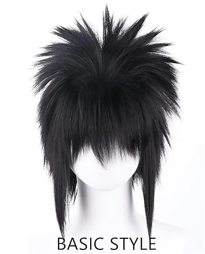 Miniatura 9 de COSPLAZA Peluca de cosplay para niña color azul profundo largo lacio pelo completo