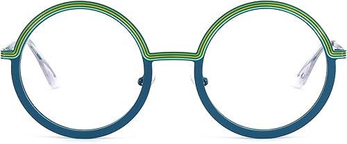 Zeelool Lindas gafas redondas mentales para mujeres con lente transparente sin receta JGM849438 disponible en Yaxa Colombia