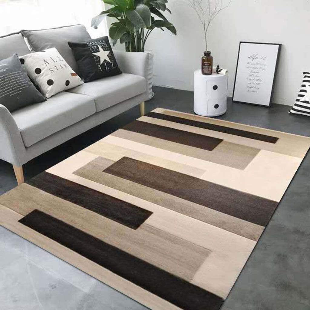 Tapis impression couleur de sol carré pour espace de loisirs