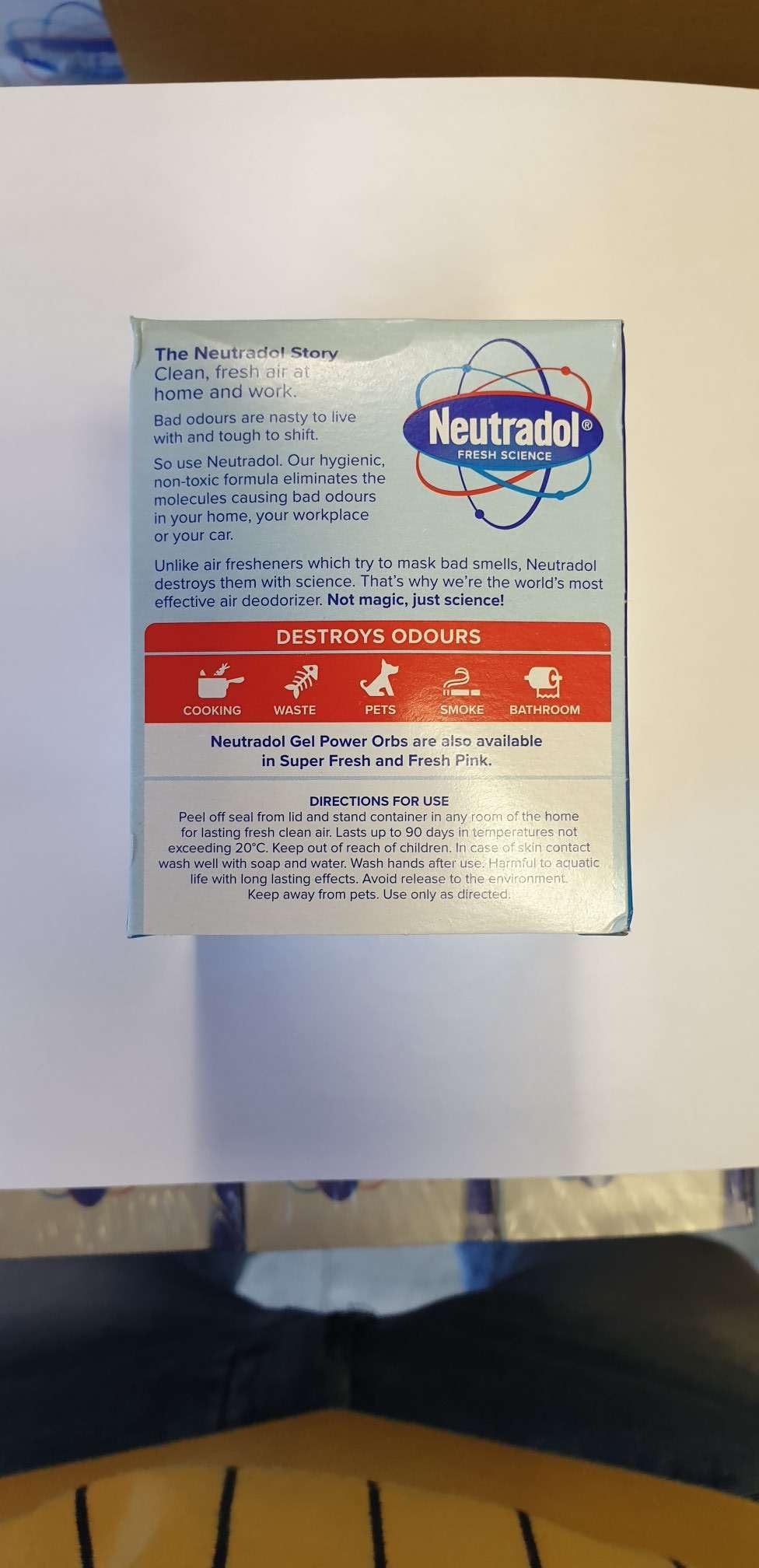 Neutradol Gel Fresh Odour Destroyer 140 g (Pack of 6)