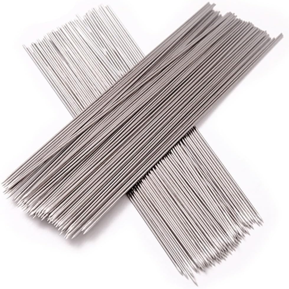 100pcs Stainless Steel Bbq Skewers Barbecue Sticks for Grilling Vegetables Meat Outdoor Camping Picnic Cooking Tool