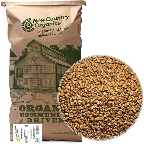 New Country Organics | Organic Wheat, Unmilled | Certified Organic and Non-GMO | Feed Grade | 40 lbs Cover