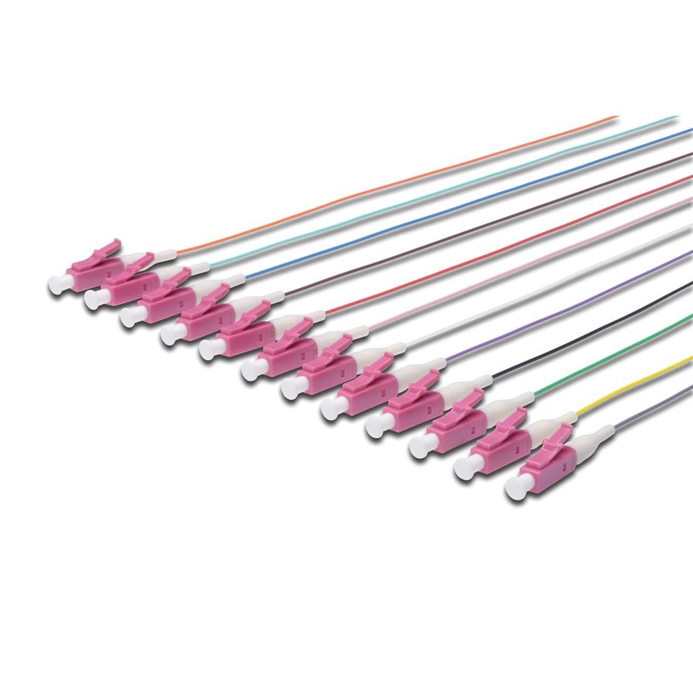 DIGITUS Block Colour LC Simplex OM4 Pigtail Cable