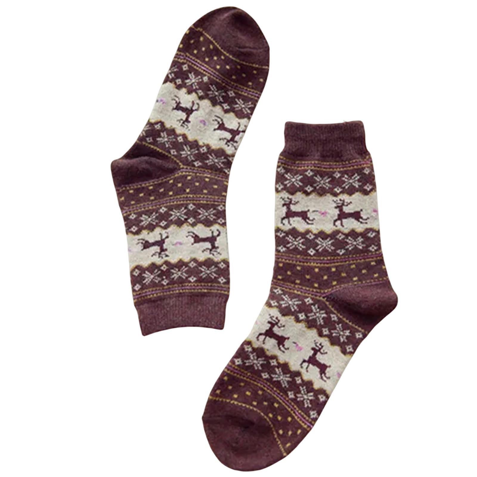 SockenFrauen Weihnachtssocken Herbst Winter Warme Flauschige Socken Damen Weibliche Schöne Tiersocken