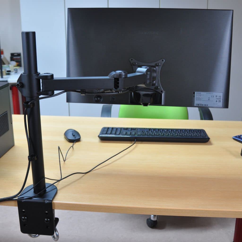 DMP Monitor Tischhalterung LCD 352S - Halterung für Monitore bis zu 32 Zoll - neigbar schwenkbar höhenverstellbar VESA 75/100 schwarz DMP Monitor Tischhalterung LCD 352S - Halterung für Monitore bis zu 32 Zoll - neigbar schwenkbar höhenverstellbar VESA 75/100 schwarz