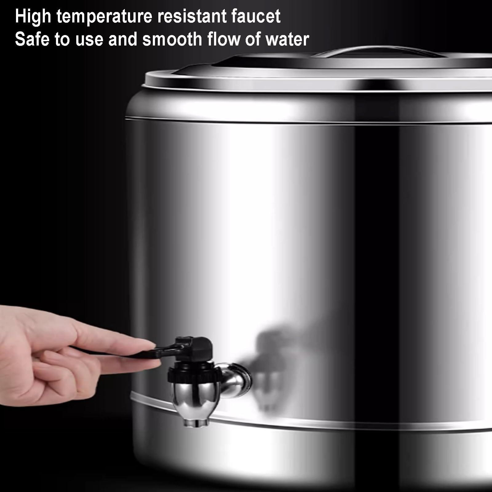 Dispensador Térmico De Acero Inoxidable - 15L - Mantiene Frías O Calientes Tus Bebidas - Con Grifo