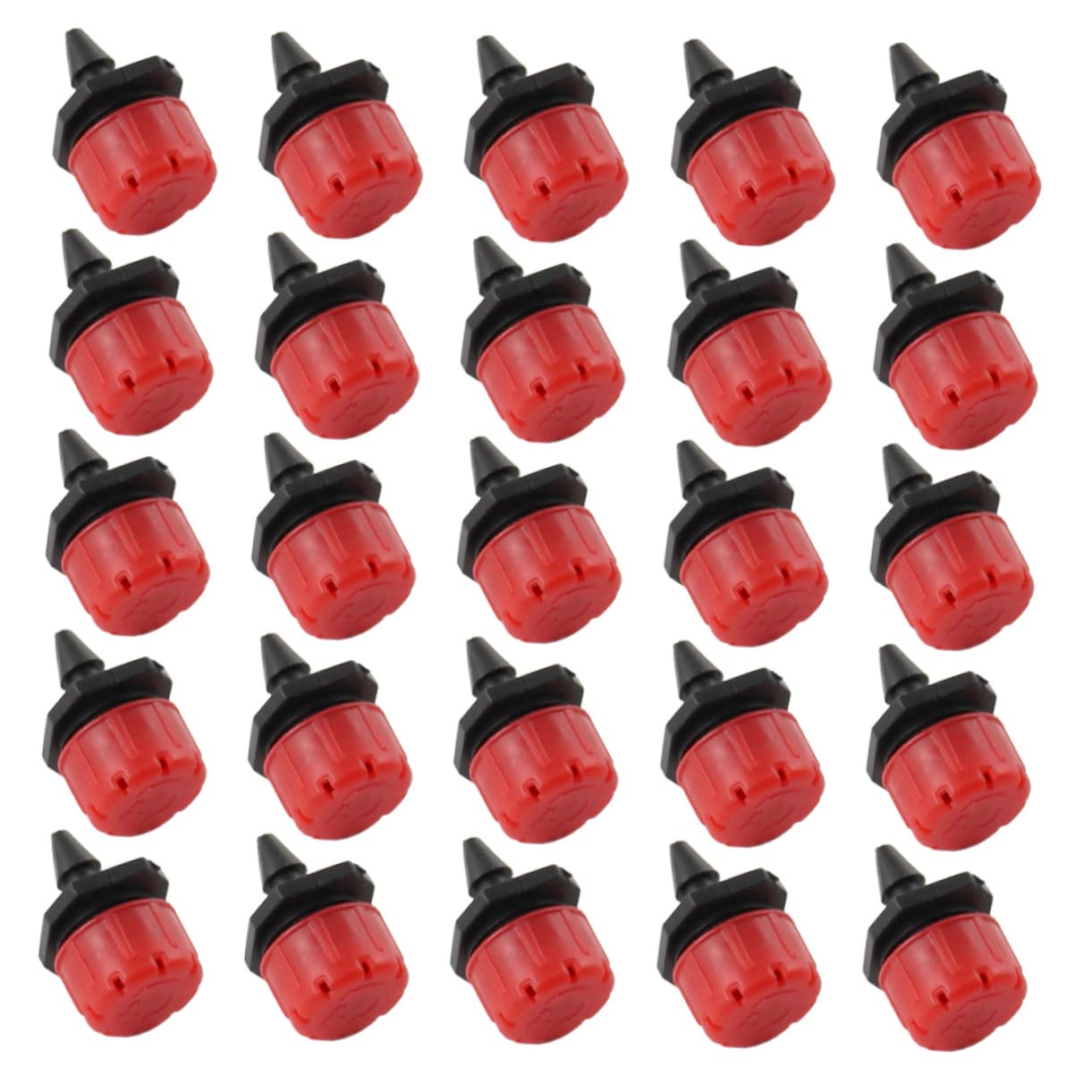 Toddmomy Irrigation Sprayer 100 Pcs Dripper Nozzles Lawn Irrigation System Fit 4mm/7mm Tubing