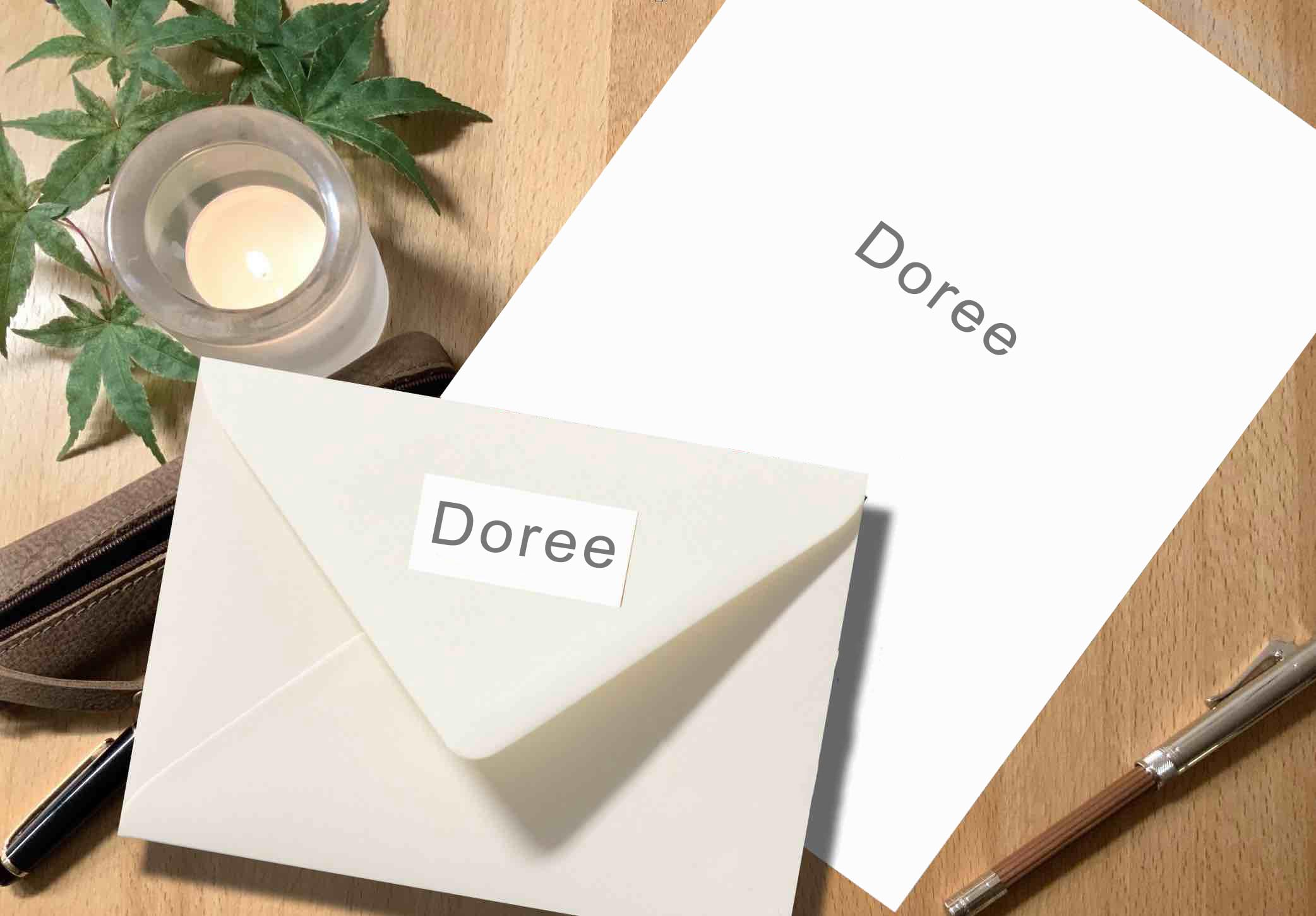 Doree 11354 S0722540 Rotoli di etichette, 57 mm x 32 mm, compatibili con Dymo Labelwriter 4XL 450 400 330 320 310 (1000 etichette per rotolo) 4 rotoli