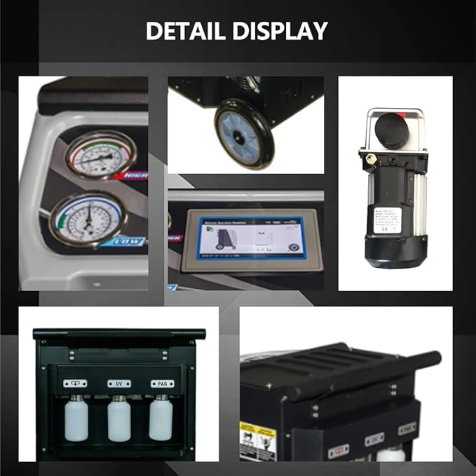Máquina Recuperadora Recargadora Refrigerante R1234YF/R134A Automotriz AC2100 miniatura 5
