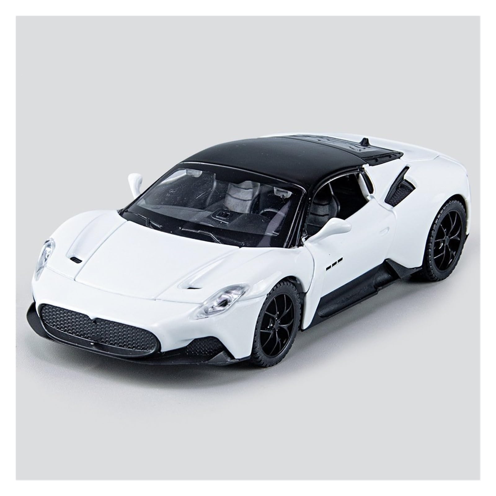 MOCALUX Scale Die-Cast Model Car 1:32 For Maserati MC20 Alloy Die Casting Model Car Ornaments(White)