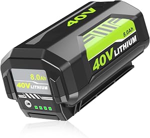 1 Pack Upgraded to 8000mAh Replacement for Ryobi 40V Battery(Green)