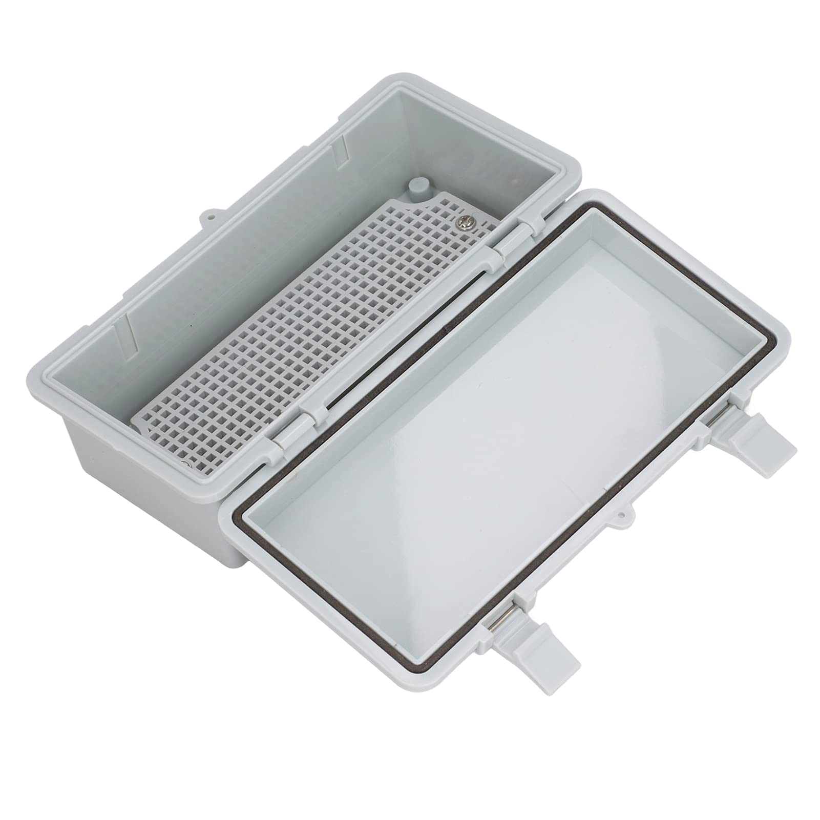Scatola di Giunzione Resistente All'acqua 200 X 100 X 70 Mm, Custodia Elettrica per Progetti Fai Te All'aperto, Custodia di Alimentazione ABS IP67 con Resistenza Agli Urti e