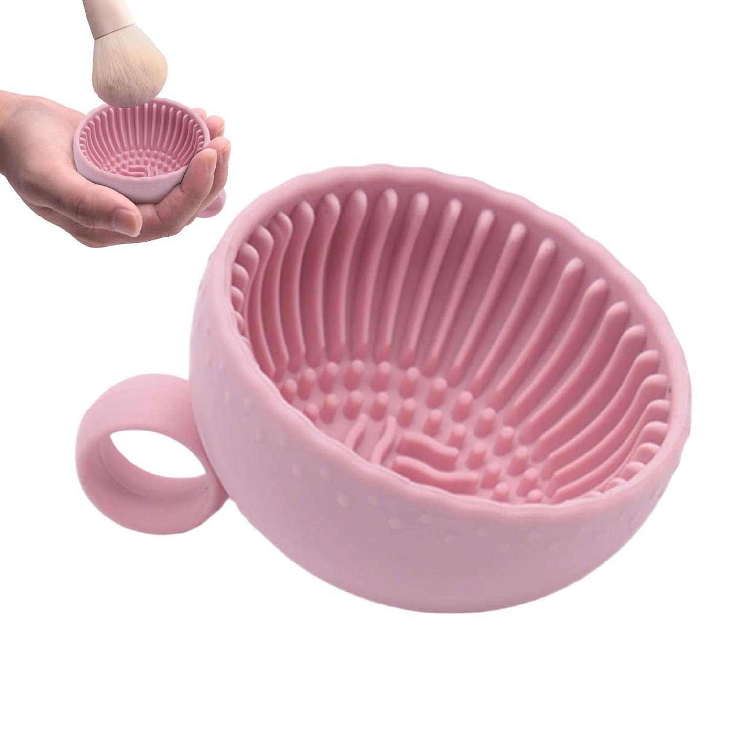 Makeup Brush Cleaner Bowl, Eyeshadow Brush Washing Beauty Sponge Lovers