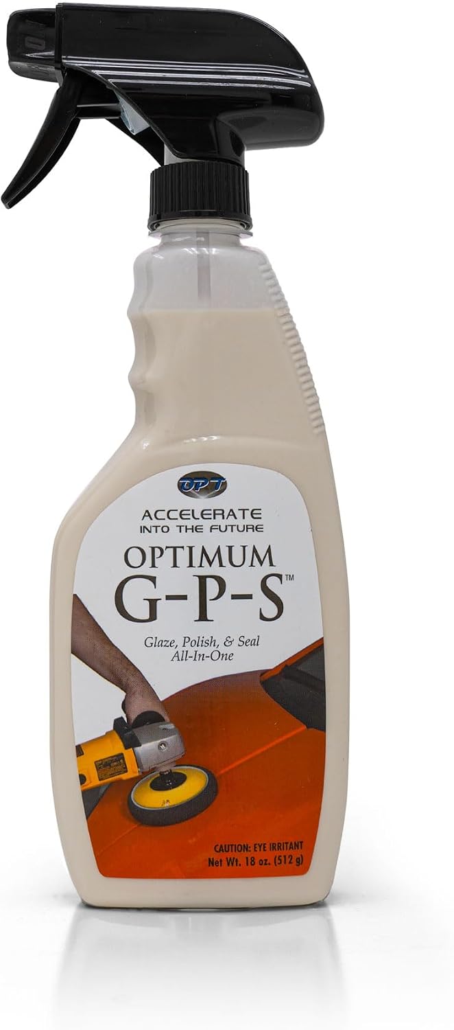 Optimum GPS Glaze Polish Seal - Car Polish for Paint Scratch Repair, Removes Swirls and Defects (18 oz.)