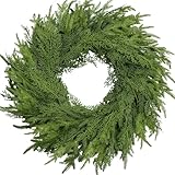 26 Inch Christmas Wreath, Christmas Wreaths for Front Door, Artificial Pine Wreath for Table Wall Window Indoor Outdoor Christmas Decoration