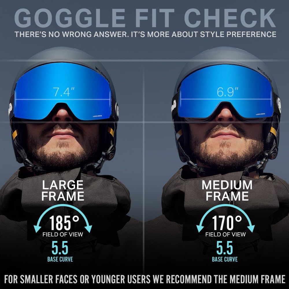 WildHorn Outfitters Roca Unisex Adult Snow Goggles