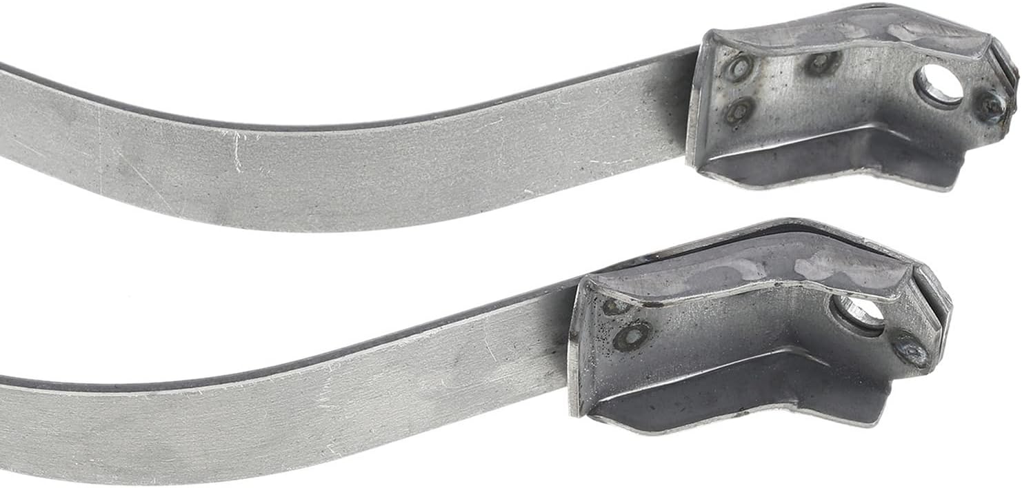 A-Premium Fuel Tank Straps Compatible with Nissan Versa 2013-2019 Note 2014-2019 Kicks March Micra L4 1.6L DOHC Petrol 2-PC Set