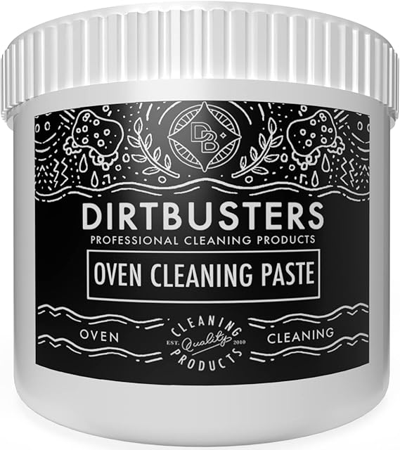 Dirtbusters Bio Oven Cleaner Paste Degreaser, Professional Non Caustic Safe Oven, Glass, Hob, Oven Tray, Oven Rack & Barbecue Grill Cleaning Solution (500g)