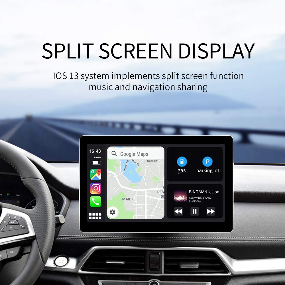 Carlinkit Autokit Wireless Carplay Dongle Compatible with Aftermarket