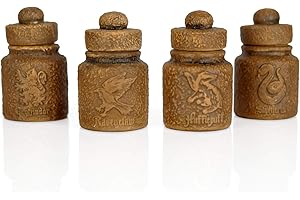 Seven20 Harry Potter Ceramic Spice Jars with Hogwarts Houses, set of 4
