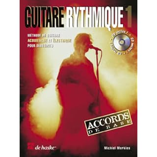 Guitare Rythmique 1 Accords de Base | Méthode Guitare Acoustique et Électrique Débutants avec CD | Michel Merbau De Haske | Apprentissage Rythme Accords Pour Élèves Professeurs Cours Pratique Maison - Les Beatles, Paul McCartney, John Lennon, RIngo Starr, George Harrison