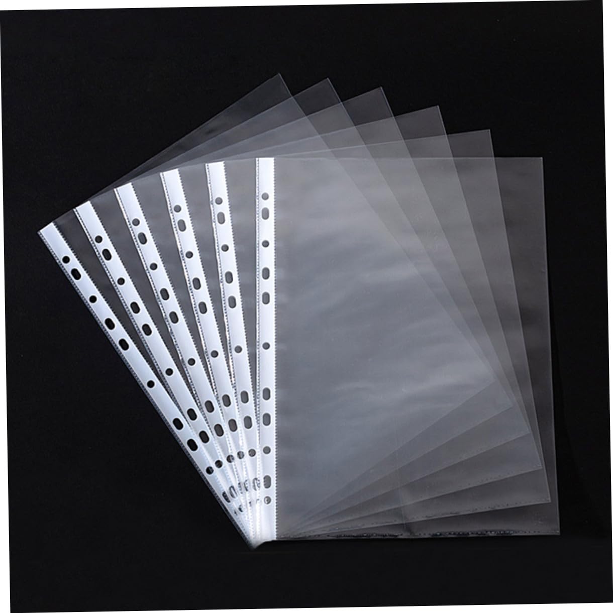 File Folder A4 100 Pezzi in Pp Trasparente 11 Fori