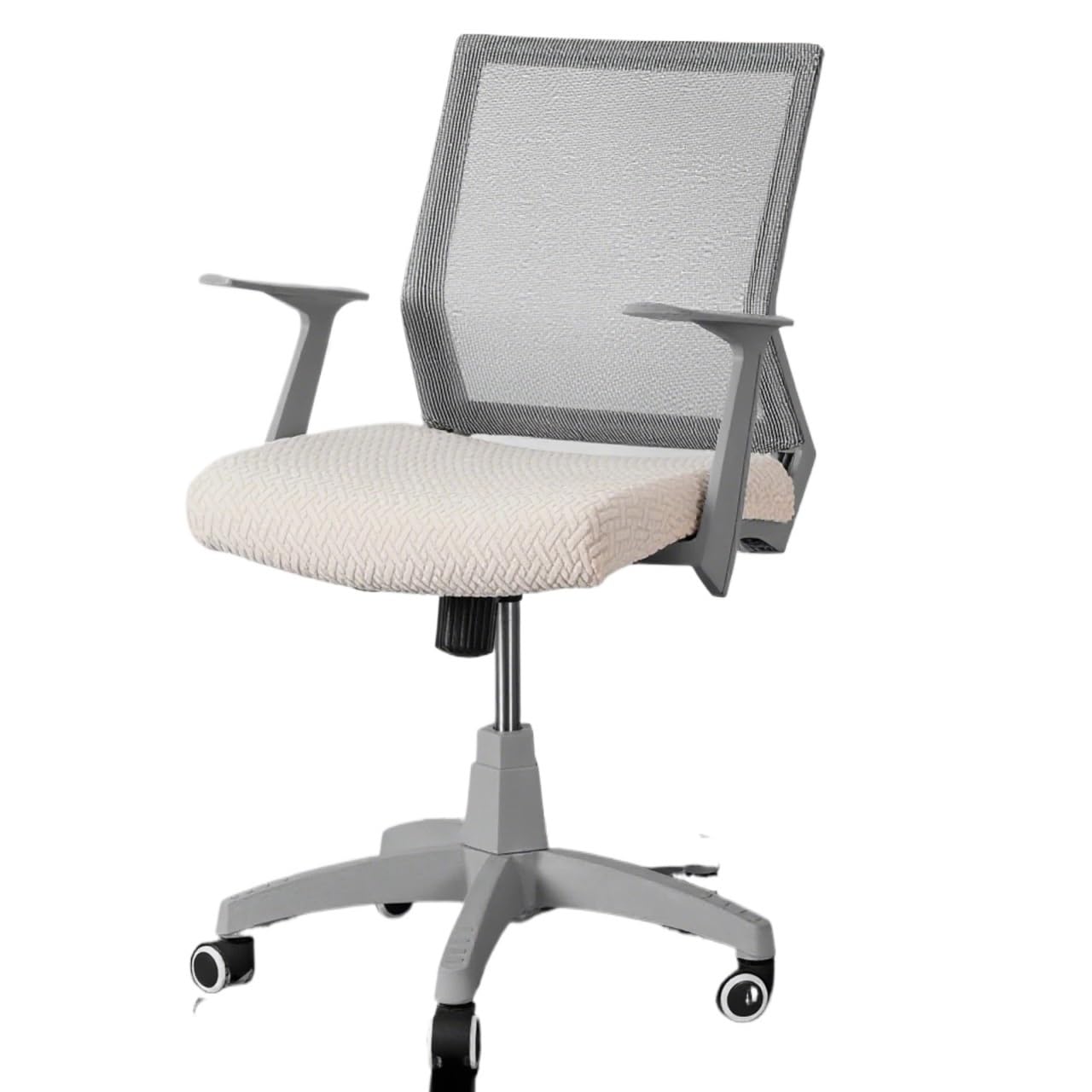 Lot de 6 housses de siège pour salle à manger élastiques pour chaise de bureau et fauteuil