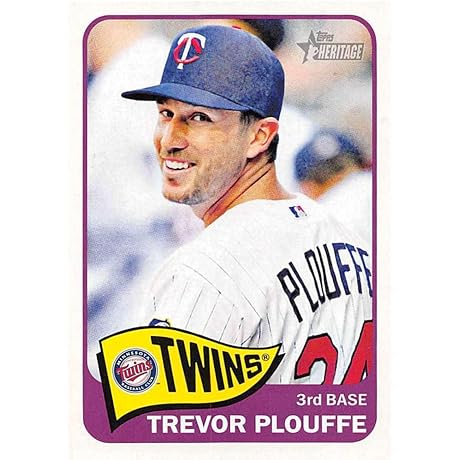 2014 Topps Heritage #90 Trevor Plouffe Twins MLB Baseball Card (NM-MT)