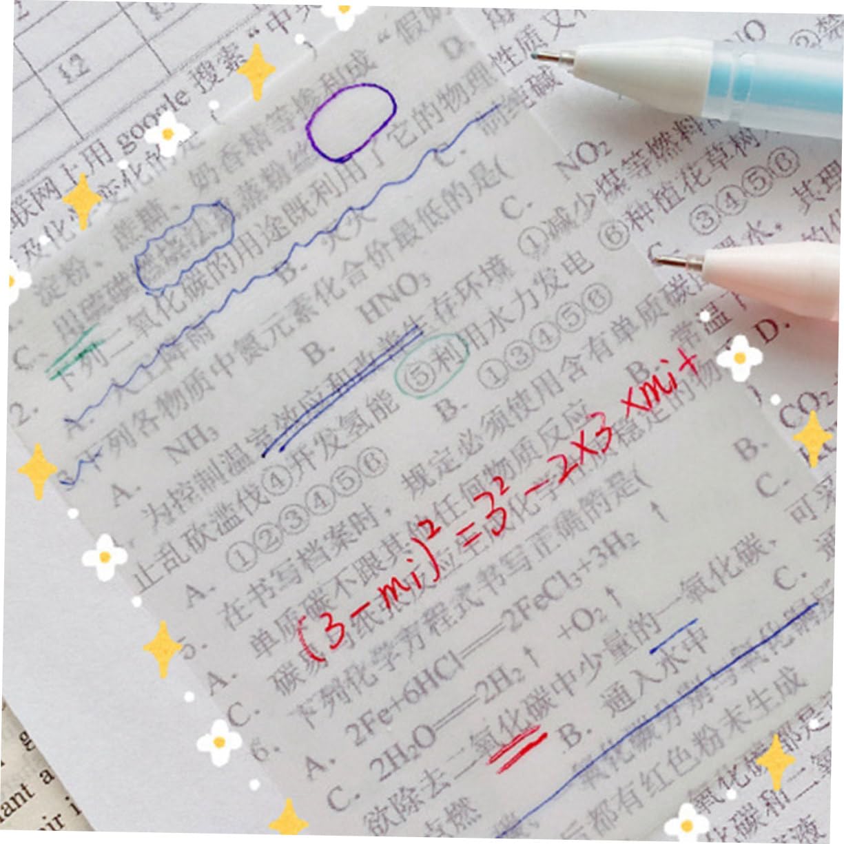 NOLITOY 30pièces Notes Autocollantes Transparentes Étanches Mémo Adhésif Pratique Pour Étudiants Et Bureau Pour Rappels Et Organisation