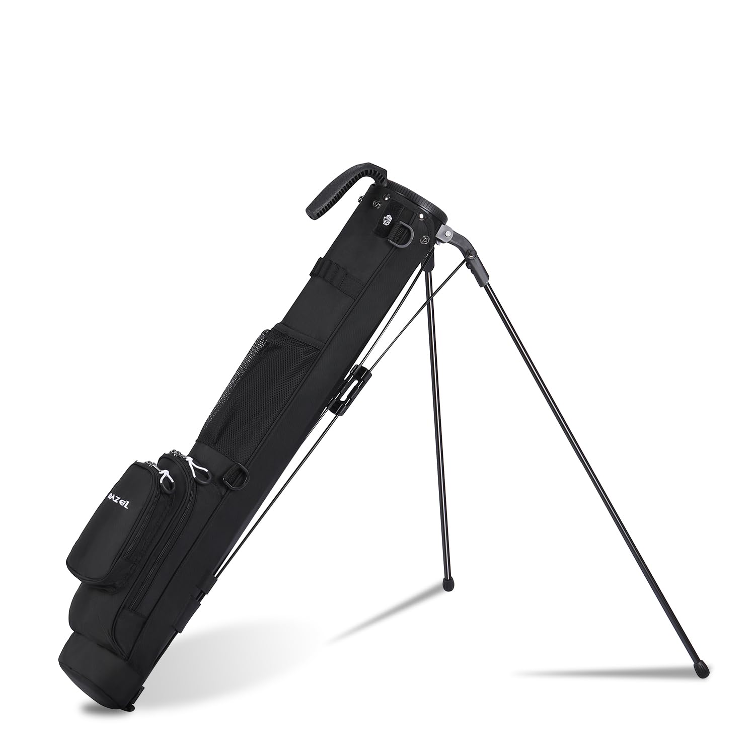 MAZEL Golf Stand Bag 2 Way Divider 2 Pockets,Adjustable Shoulder Straps,Superior 900D Nylon Lightweight Material Pencil Golf Bag for Men Women