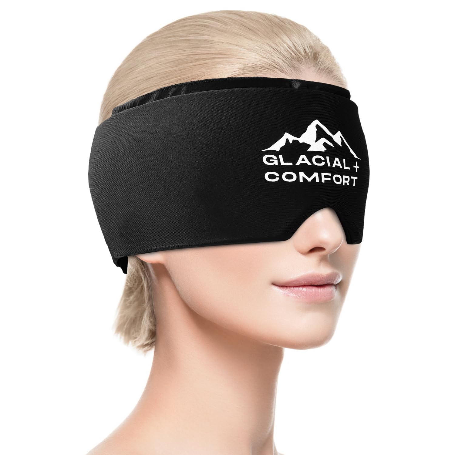 Glacial Comfort Migraine Relief Cap - Cold Therapy & Compression for Headache Relief, Adjustable & Reusable, Freezable, Odorless, Non-Toxic, Comfortable Fit for All Head Sizes,...