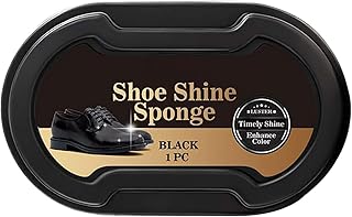 靴磨き用ポリッシュスポンジ 靴ケア ツール - ポケットサイズのクイック磨き - レザーシューズ用 即効光沢 スポンジ - 女性 男性 大人 学生 高齢者 主婦 家庭 寮 アパート 旅行用