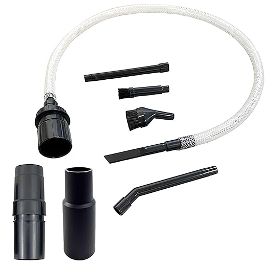 MaximalPower Mini/Micro Vacuum Attachment Tools 9-PC Cleaning & Detailing Kit with Extra Adapter for Select Vacuum Models