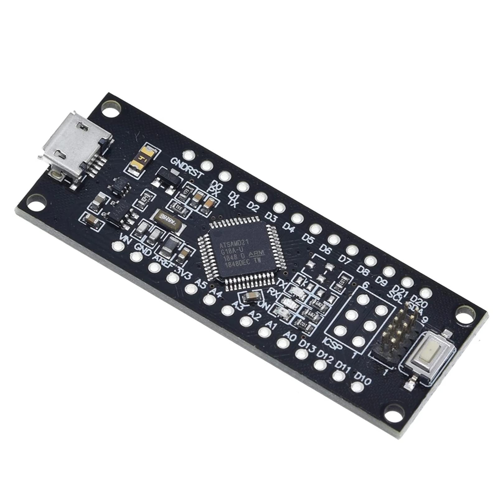 Newwyt SAMD21 M0-Mini Nucleo Arm Cortex M0 a 32 Bit Perni Non saldati per Zero M0 Modulo Mini PCB