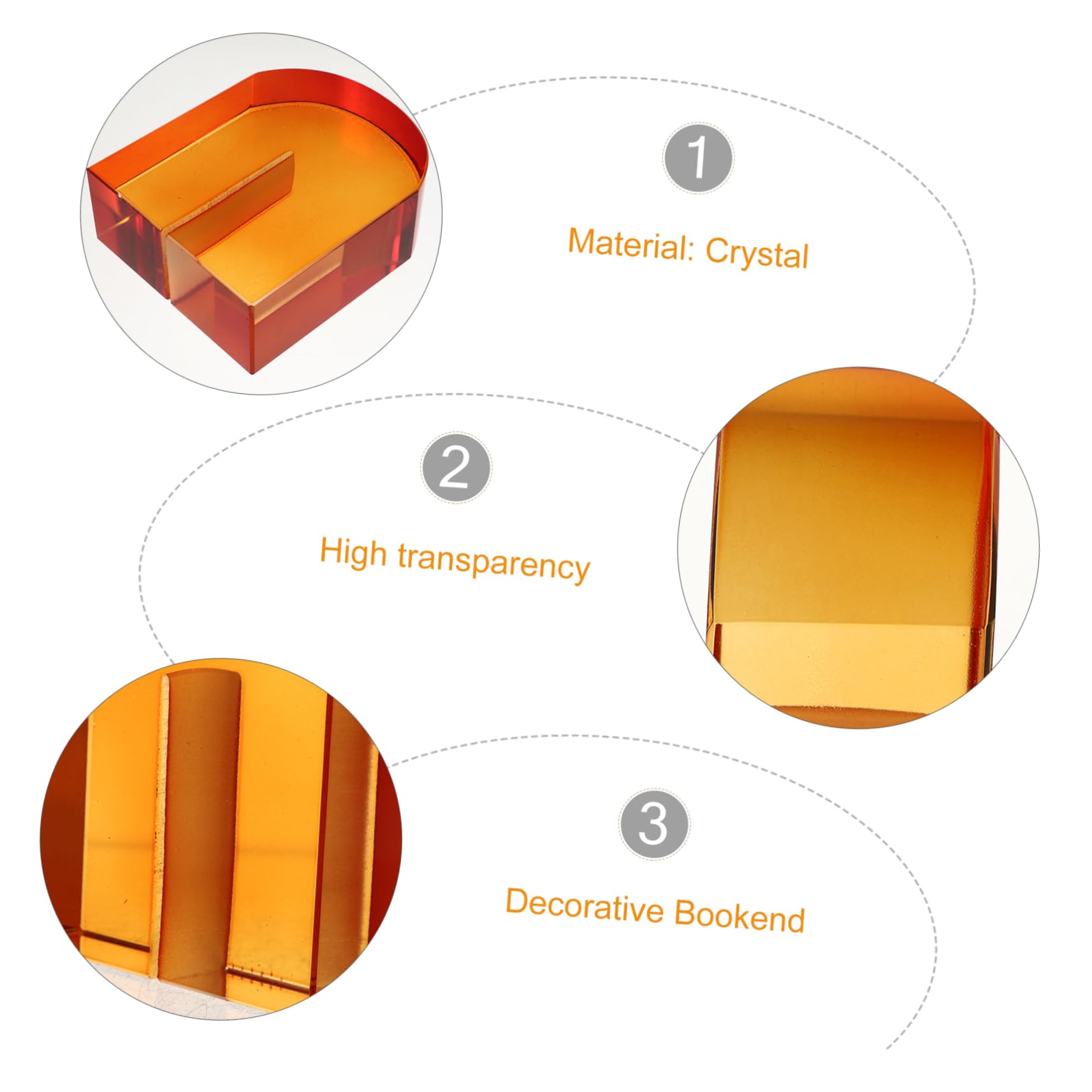 水晶等　ブックエンド Amazon.co.jp: ブックエンド ガラス水晶玉の装飾が施された幾何