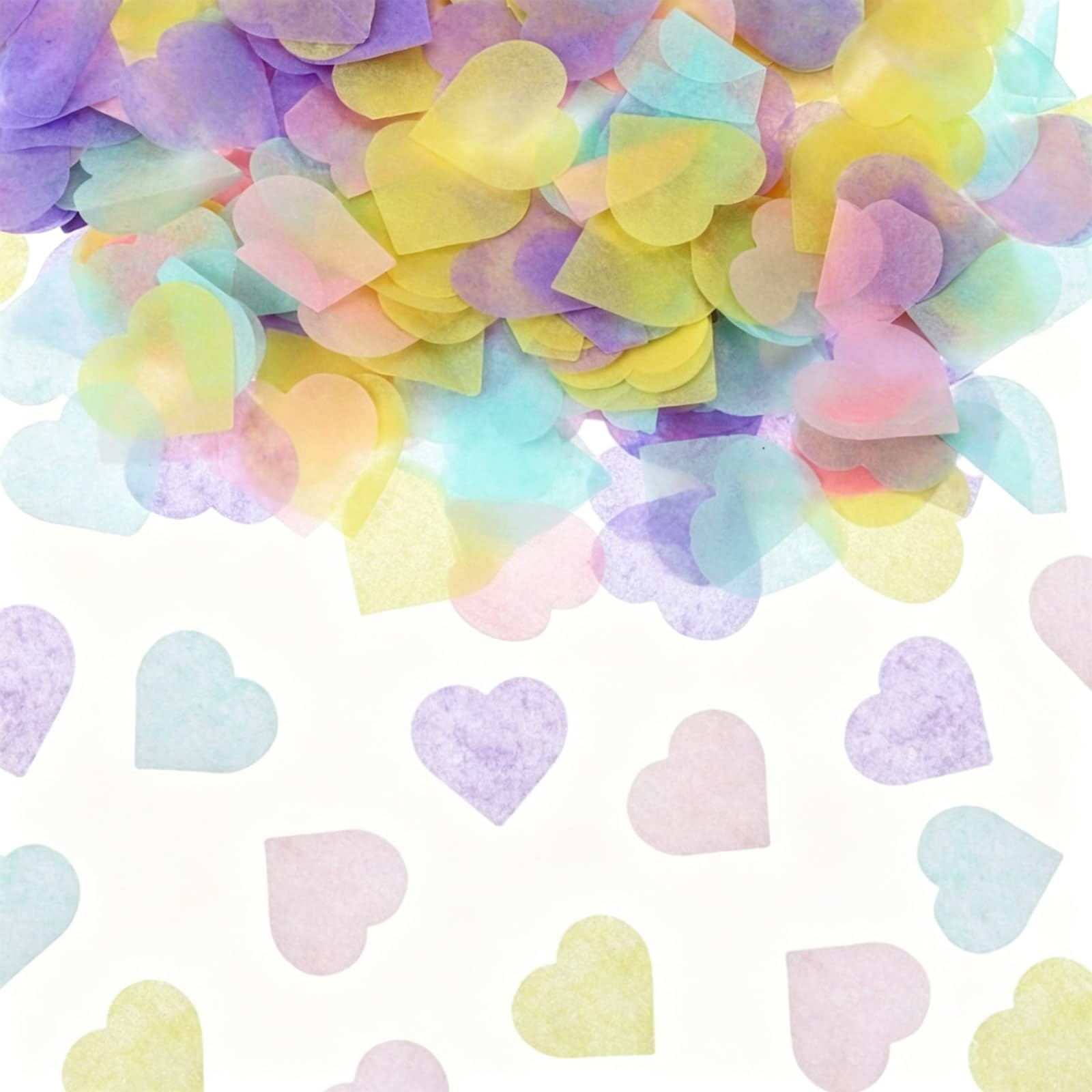 10000 Pcs Heart Shaped Biodegradable Confetti,Wedding Paper Confetti