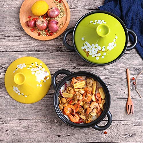 Ambayz,Tagine Pot, Hand Made Ceramic Tagine Pot Home Cookware Lead Free Stew Casserole Slow Cooker 1.5L 20Cm 115 #TOP5