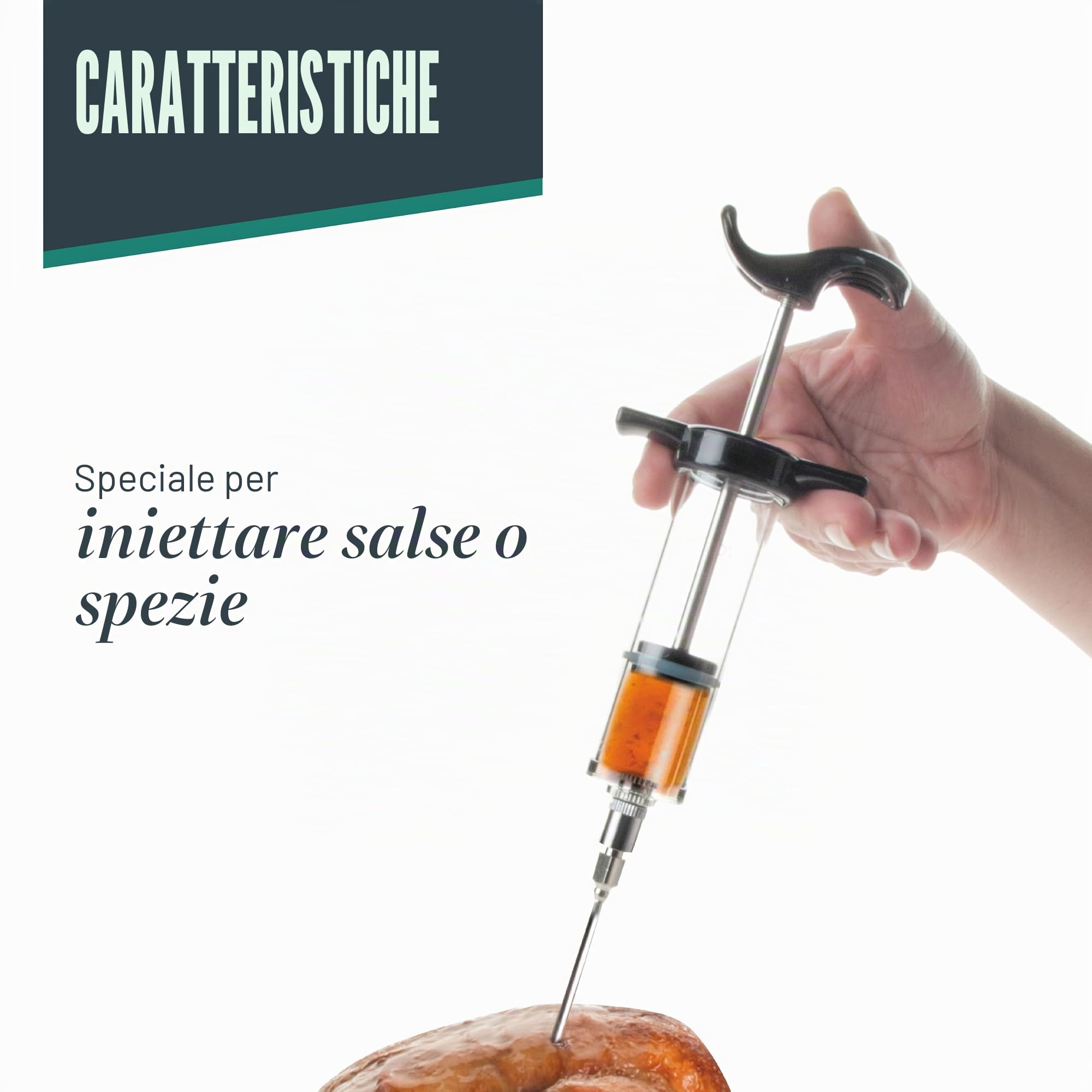 Lacor Siringa da cucina 30 ml Senza BPA Lavabile in lavastoviglie