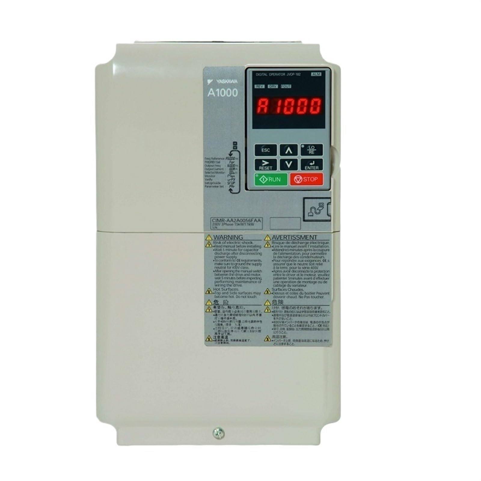 MGIMGFKZD AB4A0002FBA AB4A0004FBA AB4A0005FBA AB4A0007FBA 0.4kw 0.75kw 1.5kw 2.2kw 460V A1000 VFD Inverter AC Drive(AB4A0004FBA)