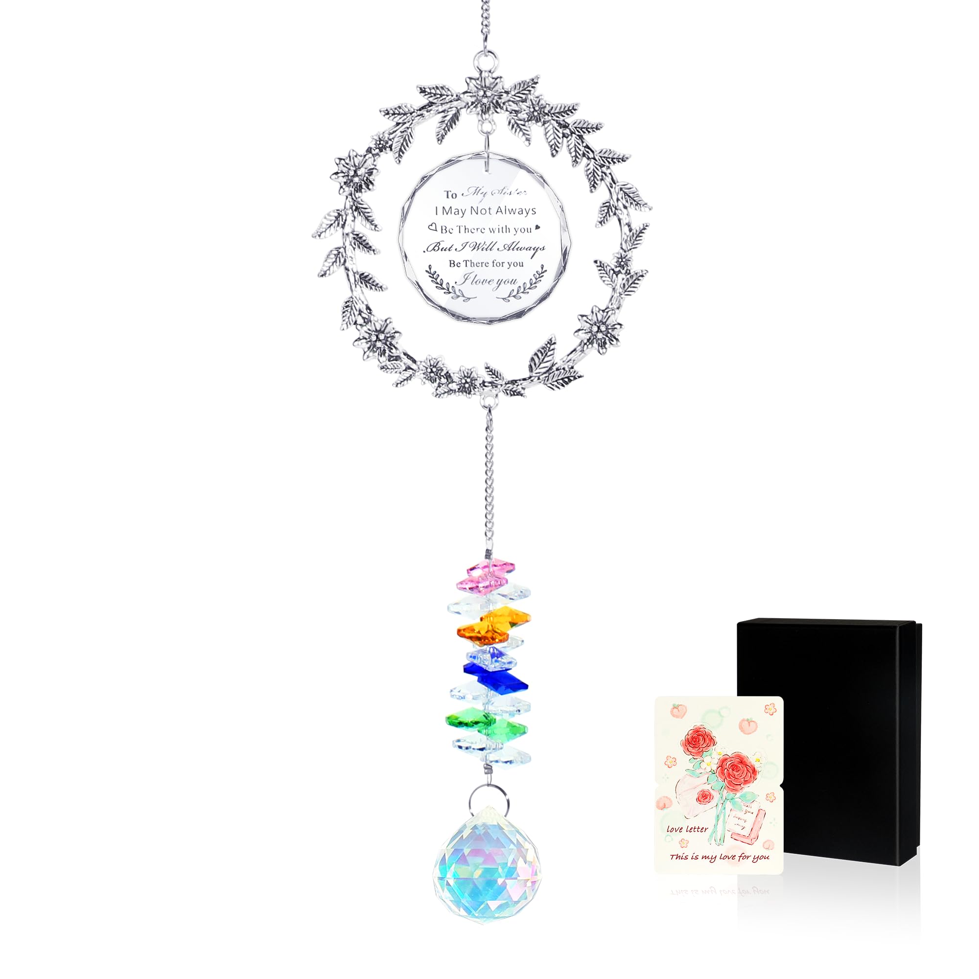 Attrape-soleil arc-en-ciel en cristal pour sublimer la décoration de votre fenêtre