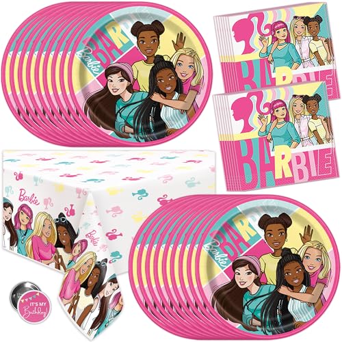 Barbie Birthday Party Decorations | Barbie Party Decorations | Serves