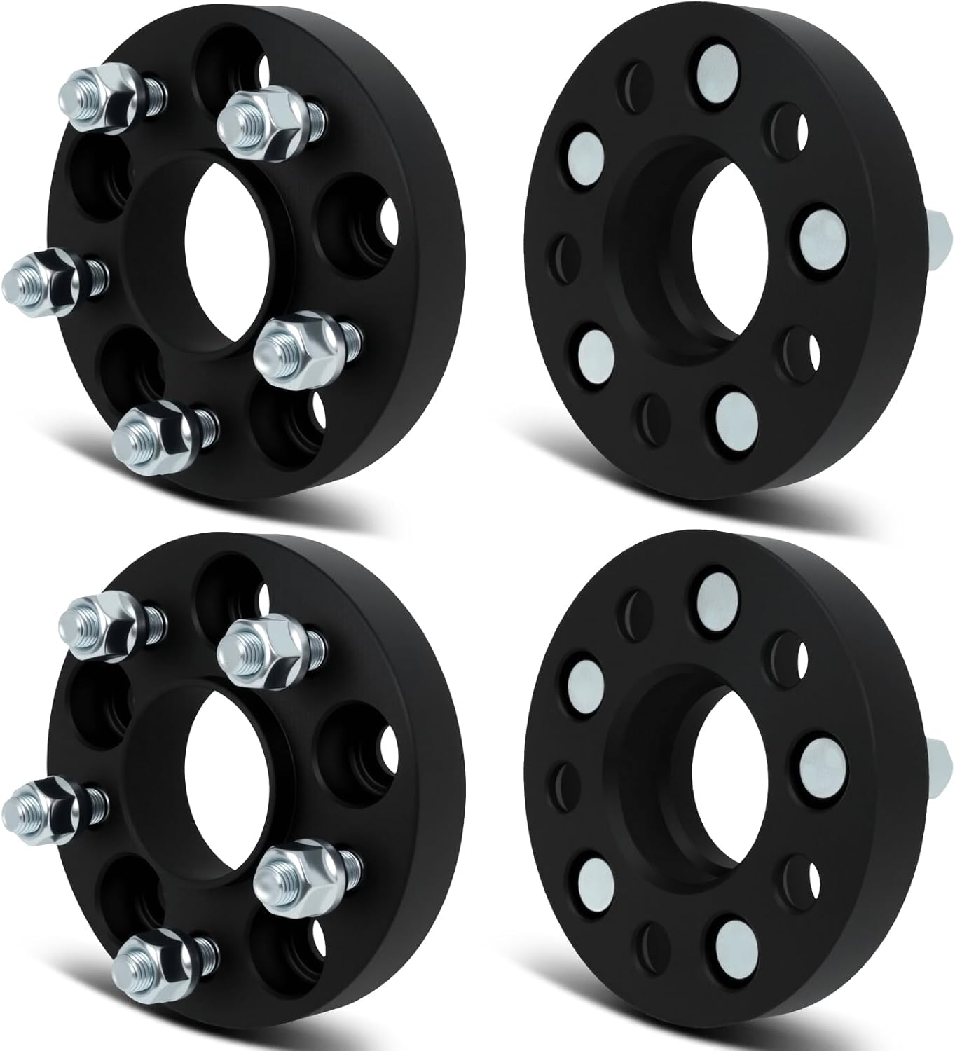 SCITOO 4Pcs 5x108 Wheel Spacers 1 inch Bore 63.4mm Studs 12x1.5 5 Lug Wheel Spacers Fit for Lincoln Corsair 2020-2022,for Jaguar XF 2009-2022