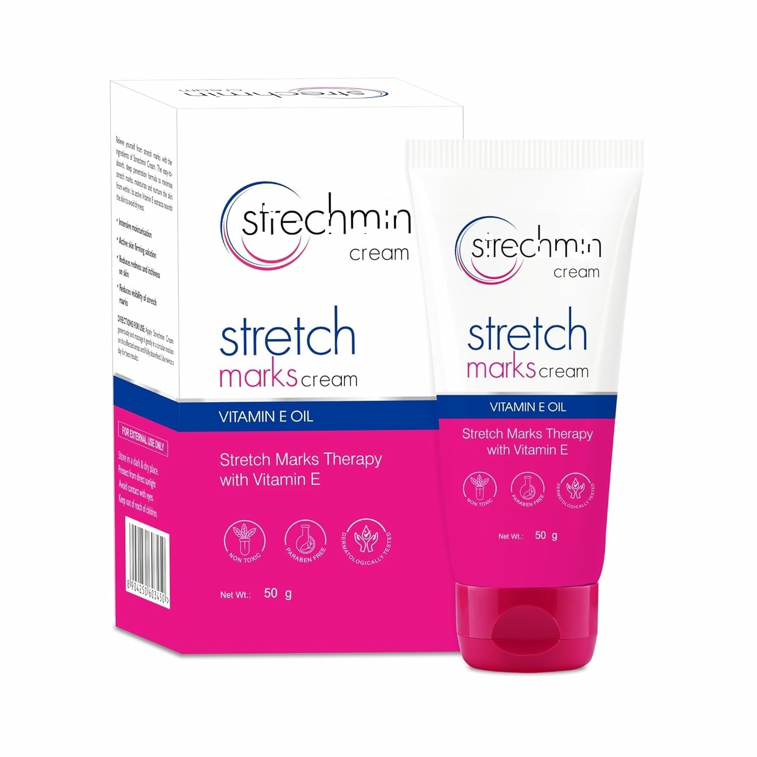 Le'efo'rd Stretch marks Cream - 50g | Targets old & new stretch marks effectively | Goodness of Almond oil, Aloevera & Cucumber | Reduce Stretch marks & Scars During Pregnancy or Weight Loss