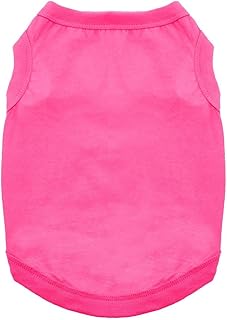 DOGGIE DESIGN Cotton Dog Tank (Raspberry Sorbet, S)