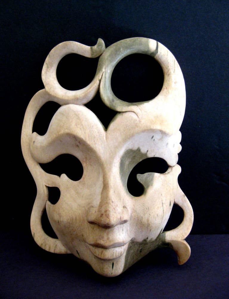 OMA African Mask Wall Hanging Abstract Modern Art Fortune and Luck Statue -COLLECTOR'S ITEM, UNIQUE BRAND