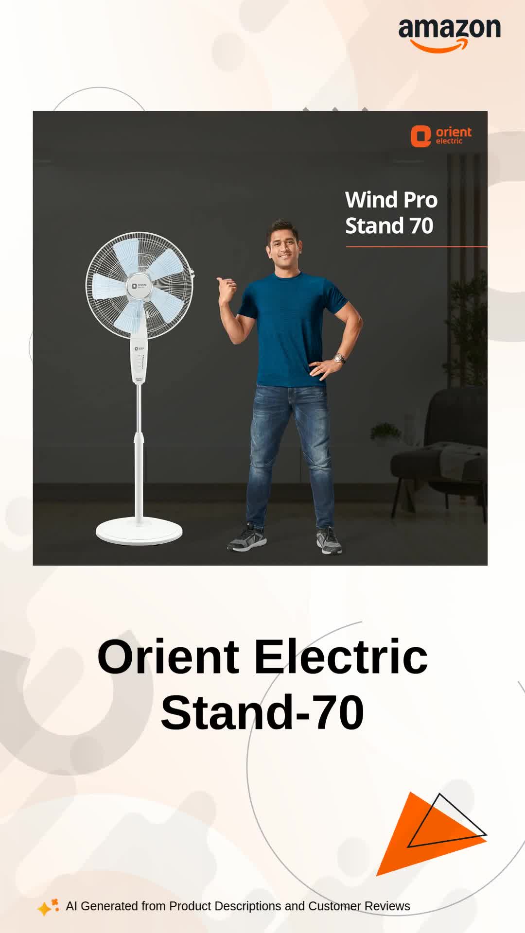 Buy Orient Electric | Wind Pro Stand-70 Pedestal Fan | Superior