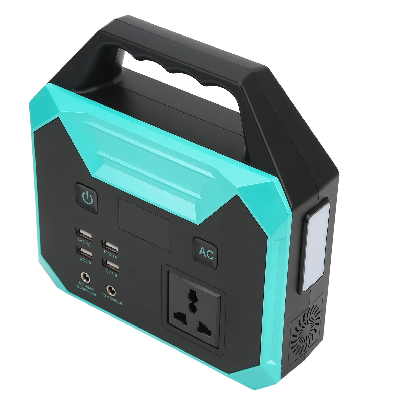 Estación de Energía Portátil, Generador Portátil para Exteriores, Batería de Polímero de Litio de Emergencia, Generador Solar de 40800 MAh, Onda Sinusoidal de 100 W