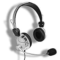 Extra Bassa Fone de Ouvido Headphone com Microfone Fio para Computador Escritório Home Office Conexão P2 3,5mm Cabo 2,5m