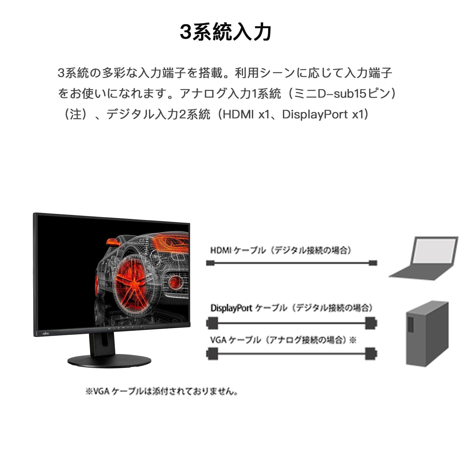 Amazon.co.jp: 【整備済み品】富士通【縦回転90°/高さ調整150mm】24型