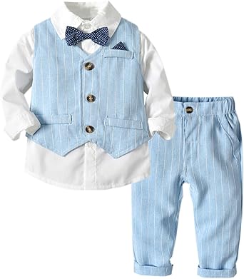 DAIMIDY Baby Boys Cotton Gentlemen Suit 